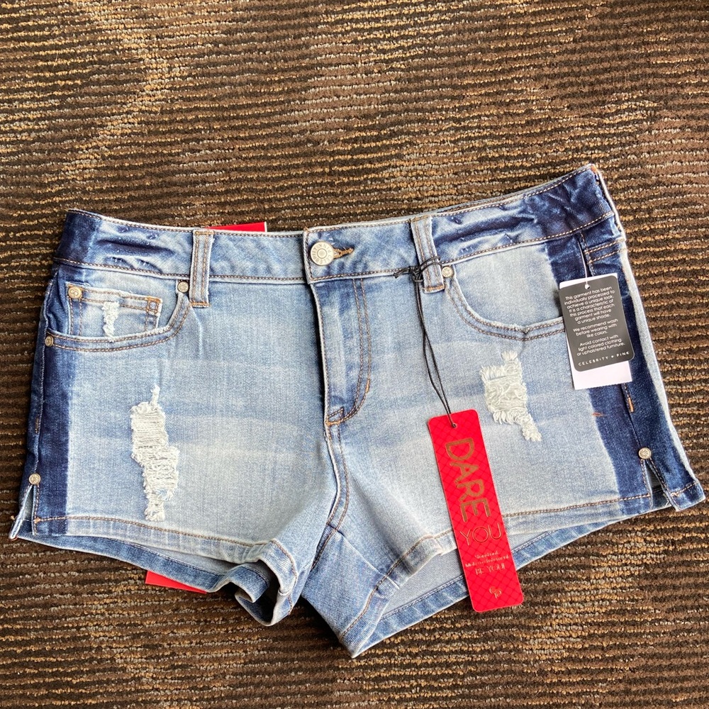 Celebrity Pink Distressed Jean Shorts